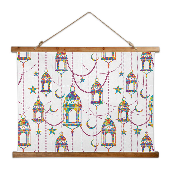 Custom Hanging Lanterns Wall Hanging Tapestry - Wide