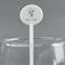 Hanging Lanterns White Plastic 5.5" Stir Stick - Round - Main