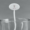 Hanging Lanterns White Plastic 7" Stir Stick - Oval - Main