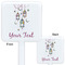 Hanging Lanterns White Plastic Stir Stick - Double Sided - Approval