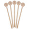 Hanging Lanterns Wooden 6" Stir Stick - Round - Fan View