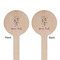 Hanging Lanterns Wooden 7.5" Stir Stick - Round - Double Sided - Front & Back