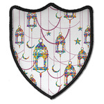 Hanging Lanterns Iron on Shield Patch B