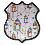 Hanging Lanterns Iron On Shield Patch C