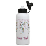 Hanging Lanterns Water Bottles - Aluminum - 20 oz - White