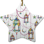 Hanging Lanterns Star Ceramic Ornament