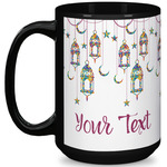 Hanging Lanterns 15 Oz Coffee Mug - Black