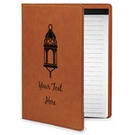 Hanging Lanterns Leatherette Portfolio with Notepad - Small - Single Sided