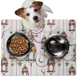 Hanging Lanterns Dog Food Mat - Medium