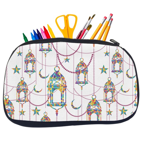 Custom Hanging Lanterns Neoprene Pencil Case - Medium