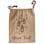 Hanging Lanterns Santa Sack - Front