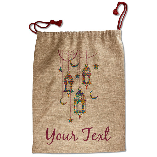 Custom Hanging Lanterns Santa Sack - Front