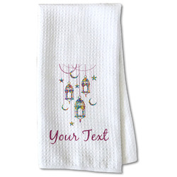 Hanging Lanterns Kitchen Towel - Waffle Weave - Partial Print