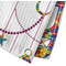 Hanging Lanterns Waffle Weave Towel - Closeup of Material Image