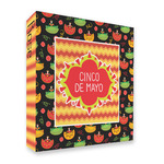 Cinco De Mayo 3 Ring Binder - Full Wrap - 2"