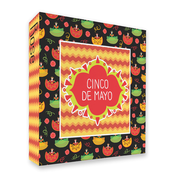 Custom Cinco De Mayo 3 Ring Binder - Full Wrap - 2"