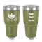 Cinco De Mayo 30 oz Stainless Steel Ringneck Tumbler - Olive - Double Sided - Front & Back