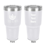 Cinco De Mayo 30 oz Stainless Steel Tumbler - White - Double-Sided