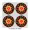 Cinco De Mayo 4" Multipurpose Round Labels - Sheet