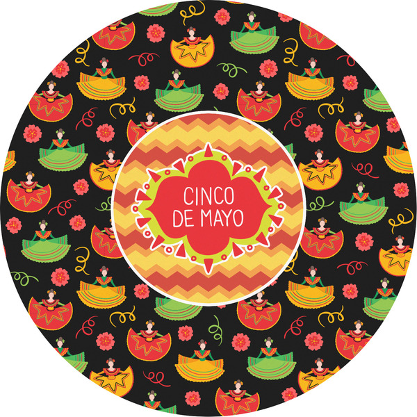 Custom Cinco De Mayo Multipurpose Round Labels - 5"