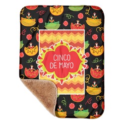 Cinco De Mayo Sherpa Baby Blanket - 30" x 40"