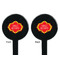 Cinco De Mayo Black Plastic 7" Stir Stick - Double Sided - Round - Front & Back