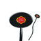 Cinco De Mayo Black Plastic 7" Stir Stick - Oval - Closeup