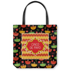 Cinco De Mayo Canvas Tote Bag - Large - 18"x18" (Personalized)