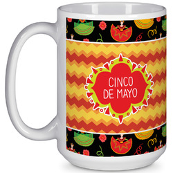 Cinco De Mayo 15 Oz Coffee Mug - White