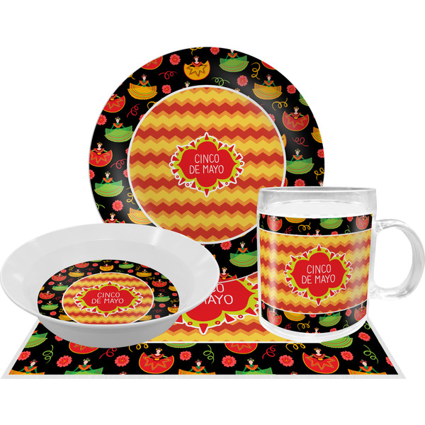 Custom Cinco De Mayo Dinner Set - Single 4 Pc Setting