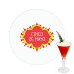 Cinco De Mayo Printed Drink Topper -  2.5"