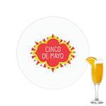 Cinco De Mayo Printed Drink Topper - 2.15"