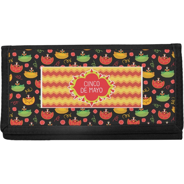 Custom Cinco De Mayo Canvas Checkbook Cover