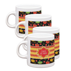 Cinco De Mayo Single Shot Espresso Cups - Set of 4