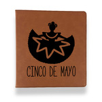 Cinco De Mayo Leather Binder - 1" - Rawhide