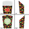 Cinco De Mayo French Fry Favor Box - Front & Back View