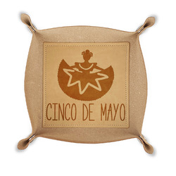 Cinco De Mayo Genuine Leather Valet Tray