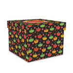 Cinco De Mayo Gift Box with Lid - Canvas Wrapped - Medium