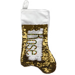 Cinco De Mayo Reversible Sequin Stocking - Gold