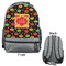 Cinco De Mayo Large Backpack - Gray - Front & Back View