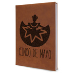 Cinco De Mayo Leather Sketchbook - Large - Single Sided