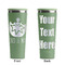 Cinco De Mayo Light Green RTIC Everyday Tumbler - 28 oz. - Front and Back