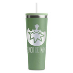 Cinco De Mayo RTIC Everyday Tumbler with Straw - 28oz - Light Green - Double-Sided