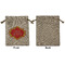 Cinco De Mayo Medium Burlap Gift Bag - Front Approval