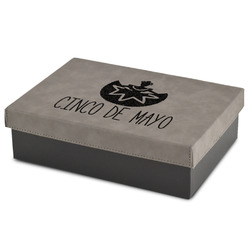 Cinco De Mayo Gift Boxes w/ Engraved Leather Lid