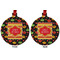 Cinco De Mayo Metal Ball Ornament - Front and Back