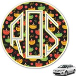 Cinco De Mayo Monogram Car Decal (Personalized)