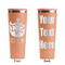 Cinco De Mayo Peach RTIC Everyday Tumbler - 28 oz. - Front and Back