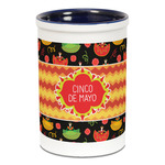 Cinco De Mayo Ceramic Pencil Holders - Blue