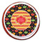 Cinco De Mayo Printed Icing Circle - Large - On Cookie